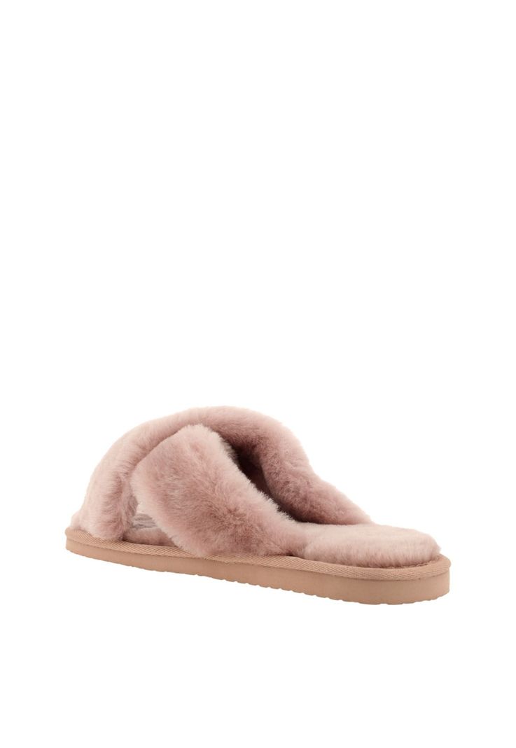 Pantuflas Cuero Verna-2-02 Rosado-1
