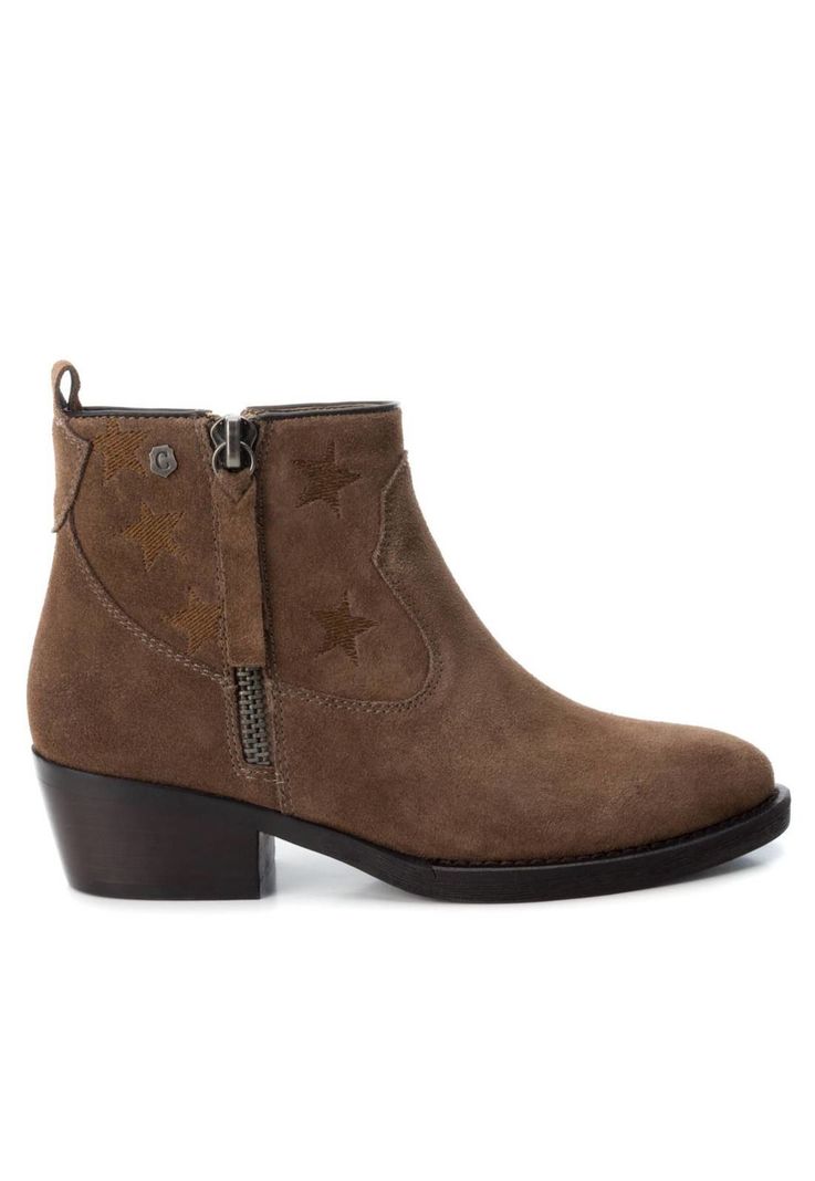 Botines Mujer Daniela Taupe Carmela-1