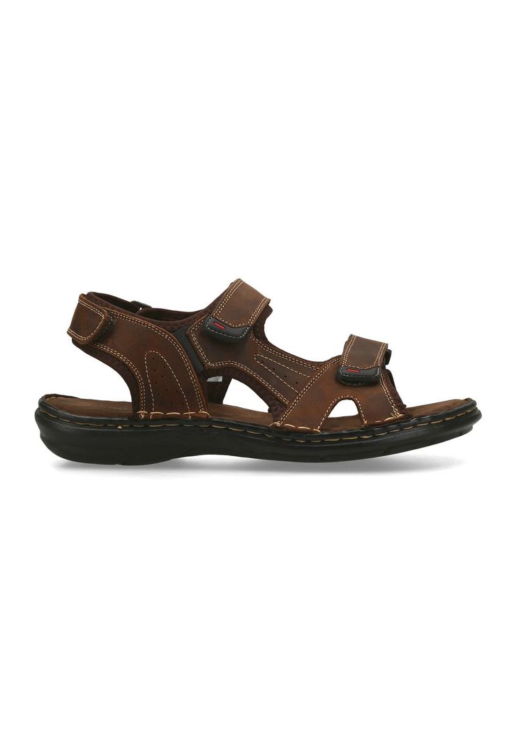 Sandalias Hombre Cuero Cairu-9-13 Café Cardinale-0