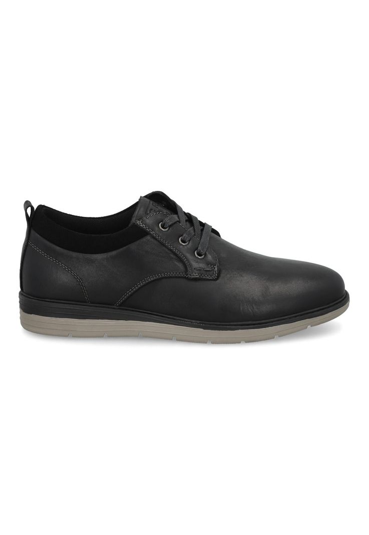 Zapatos Cuero Conwy-0-47 Negro-1