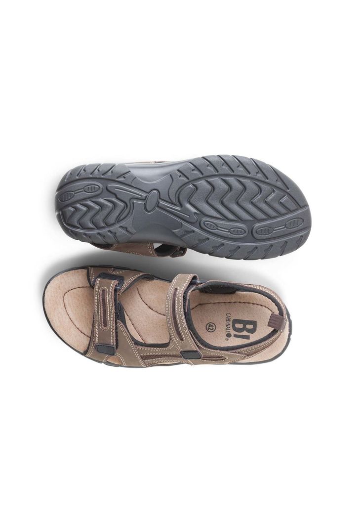 Sandalias Hombre Cuero Bahamas-9-88 Beige Cardinale-2