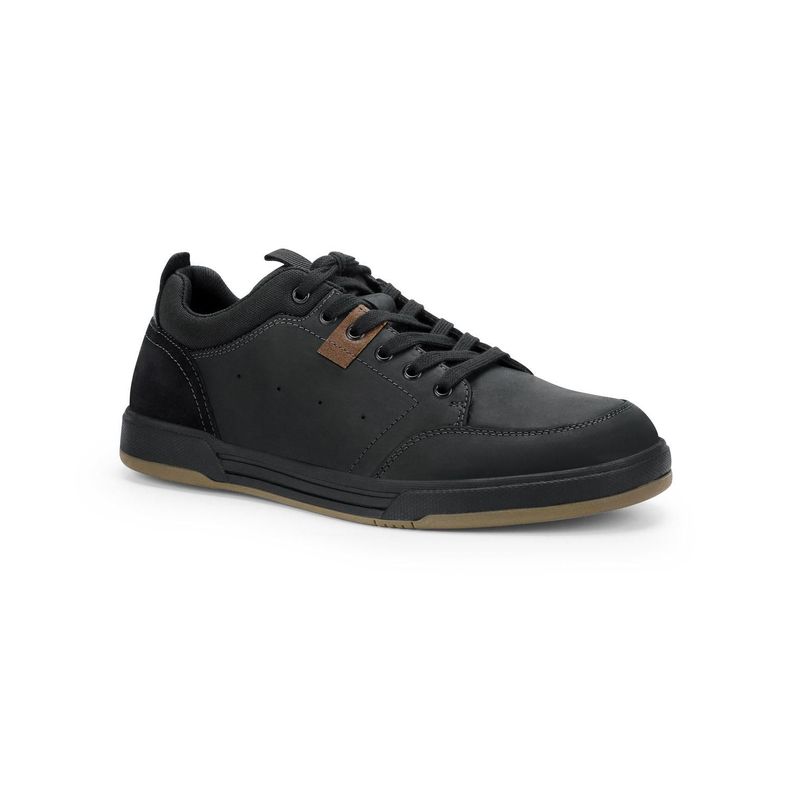 Zapatillas Hombre Cuero Gunwale-0-01 Negro