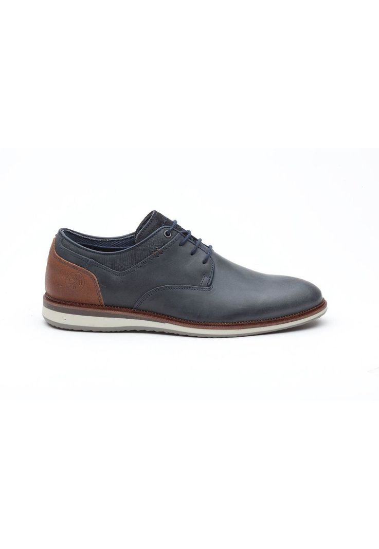Zapatos Cuero Manhattan-0-35 Azul-1