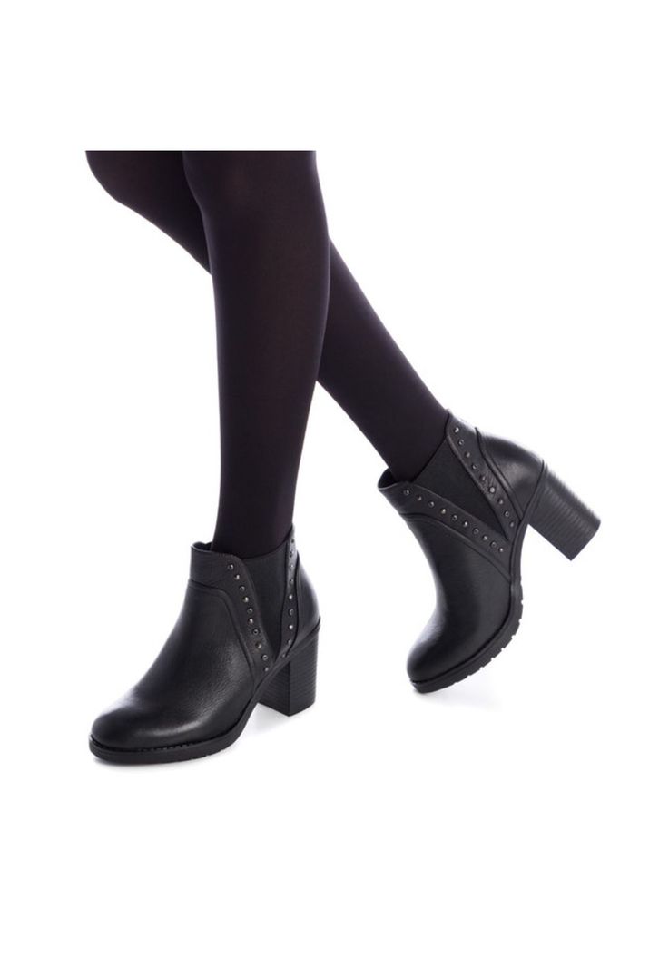 Botines Cuero Consue-6-72 Negro-1