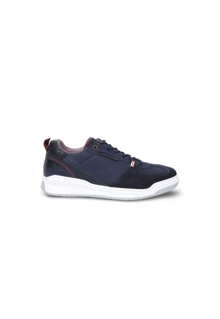 Zapatillas de Cuero Hombre Wahouma-0-07-Azul A-1