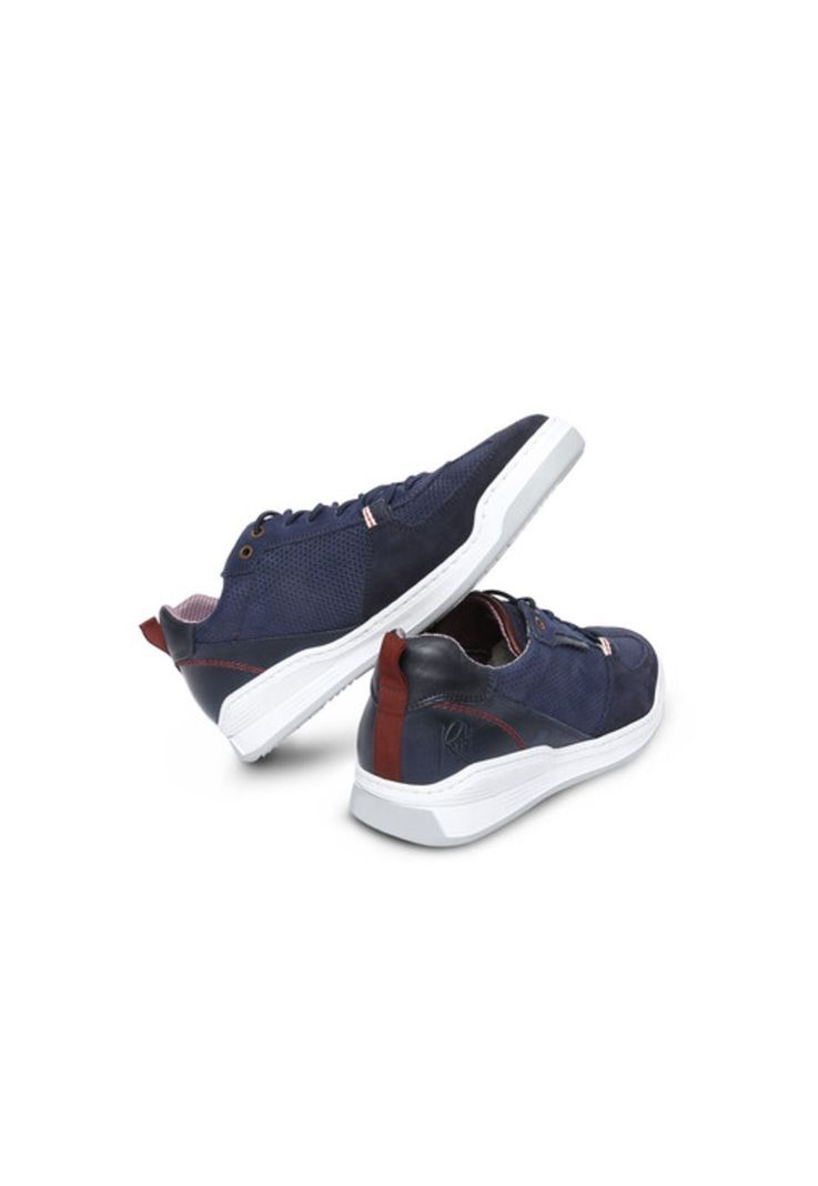 Zapatillas de Cuero Hombre Wahouma-0-07-Azul A-2