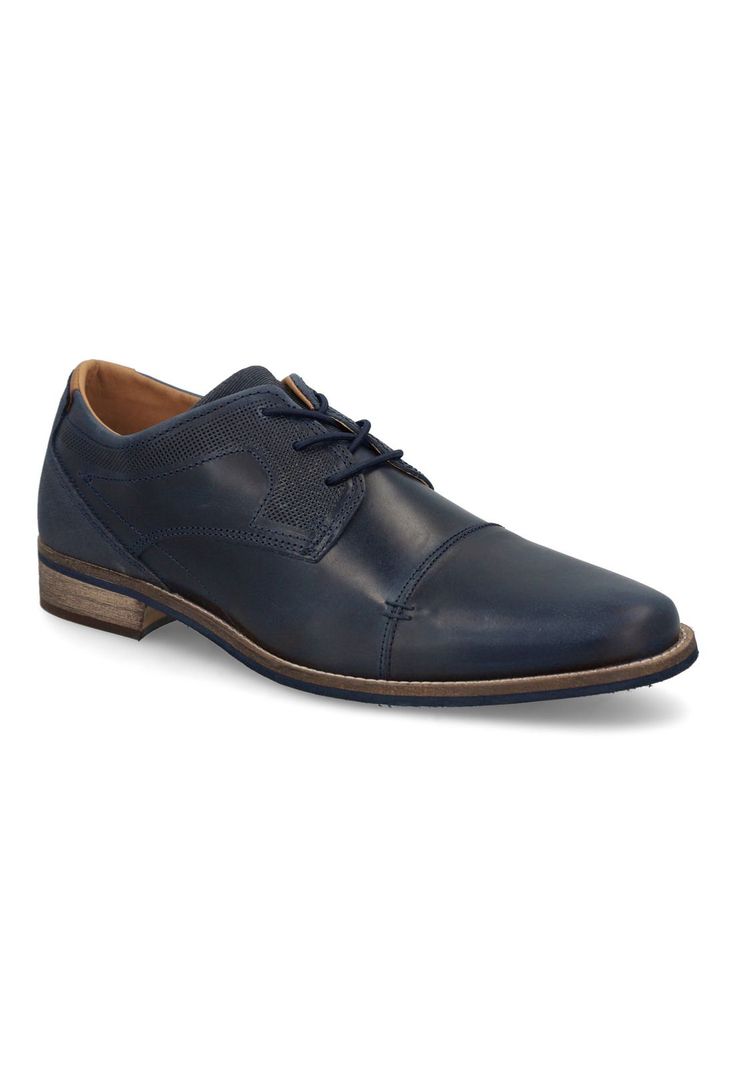 Zapatos Cuero Murten-0-09 Azul-0