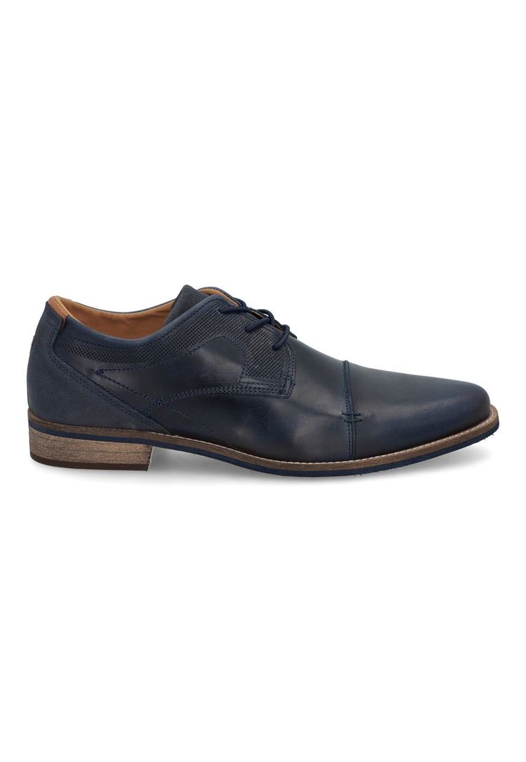 Zapatos Cuero Murten-0-09 Azul-1