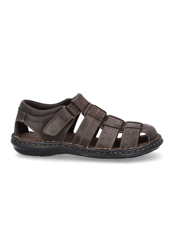 Sandalias Hombre Cuero Cairu-9-80 Café Cardinale-1