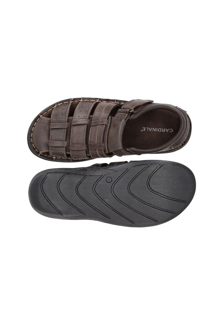 Sandalias Hombre Cuero Cairu-9-80 Café Cardinale-2