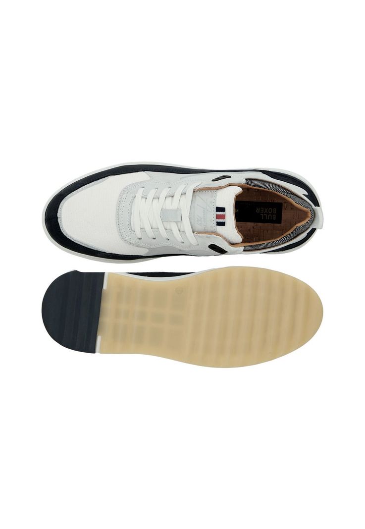 Zapatillas Cuero Y Textil Bakar-0-64 Blanco-2