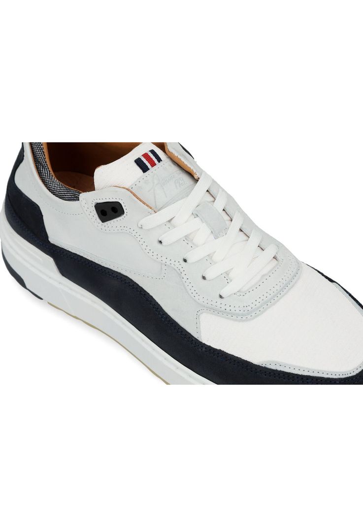 Zapatillas Cuero Y Textil Bakar-0-64 Blanco-3