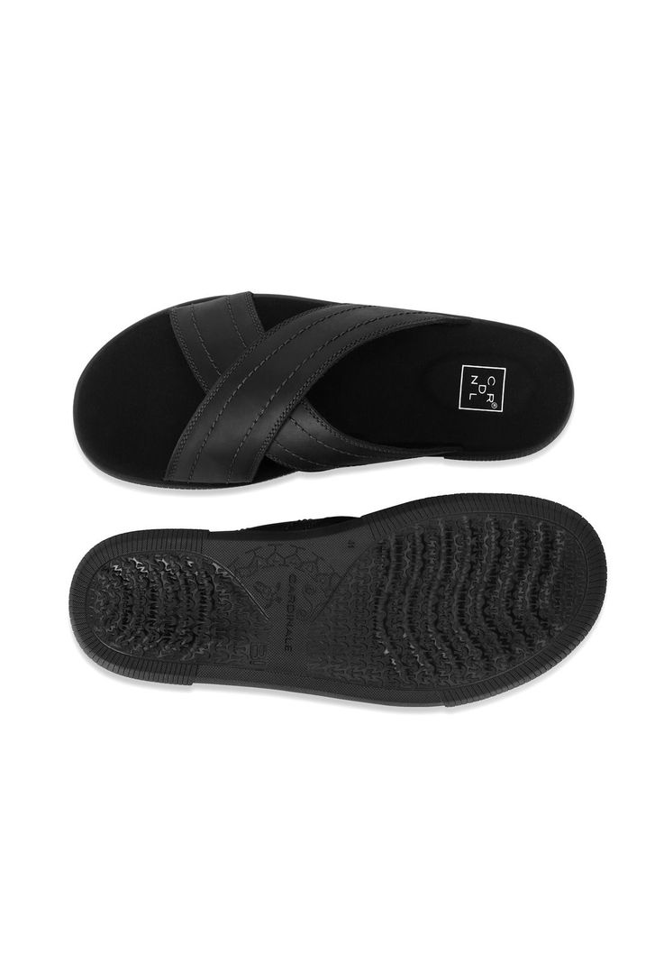 Sandalias Hombre Cuero Hakuna-9-05 Negro Cardinale-2