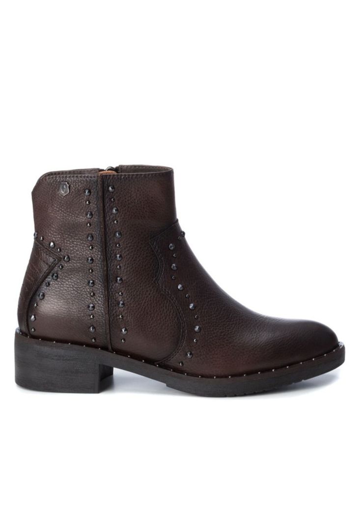 Botines Cuero Nicoleta-6-67 Café-0