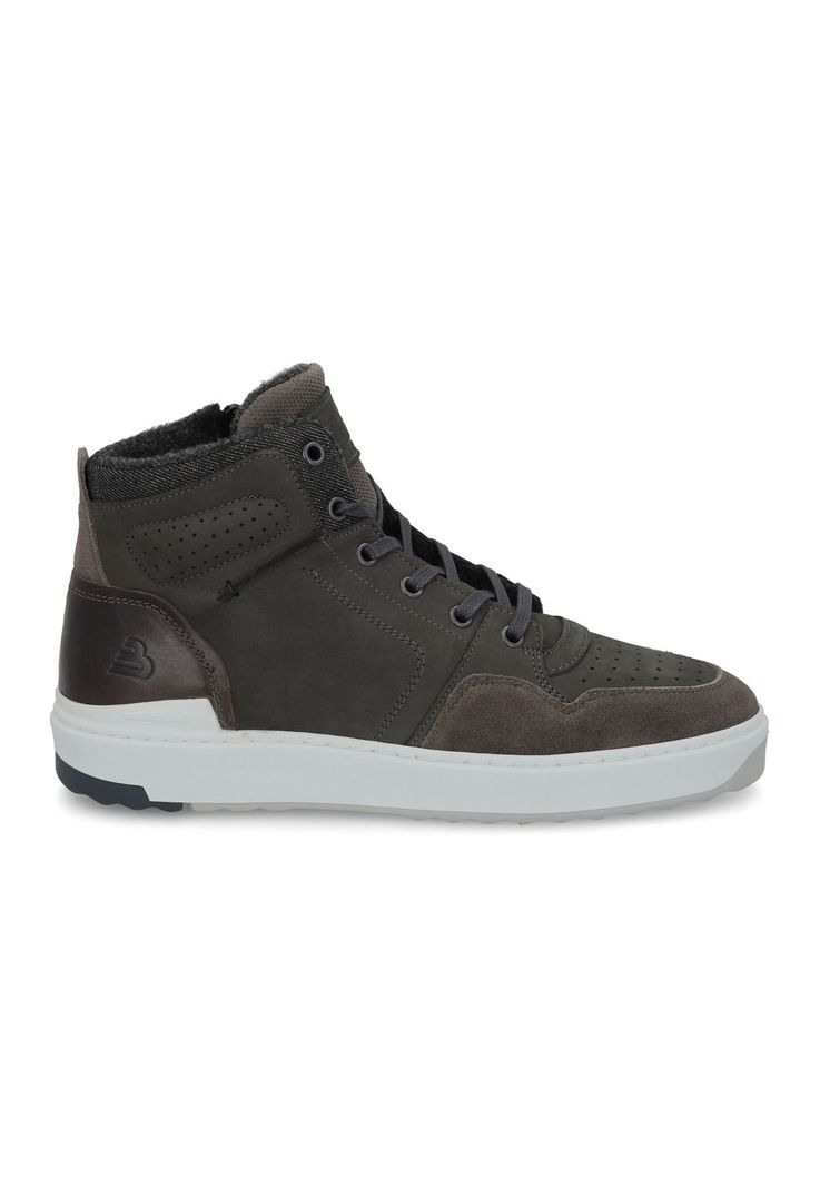 Zapatillas Cuero Wye-6-76 Gris-1
