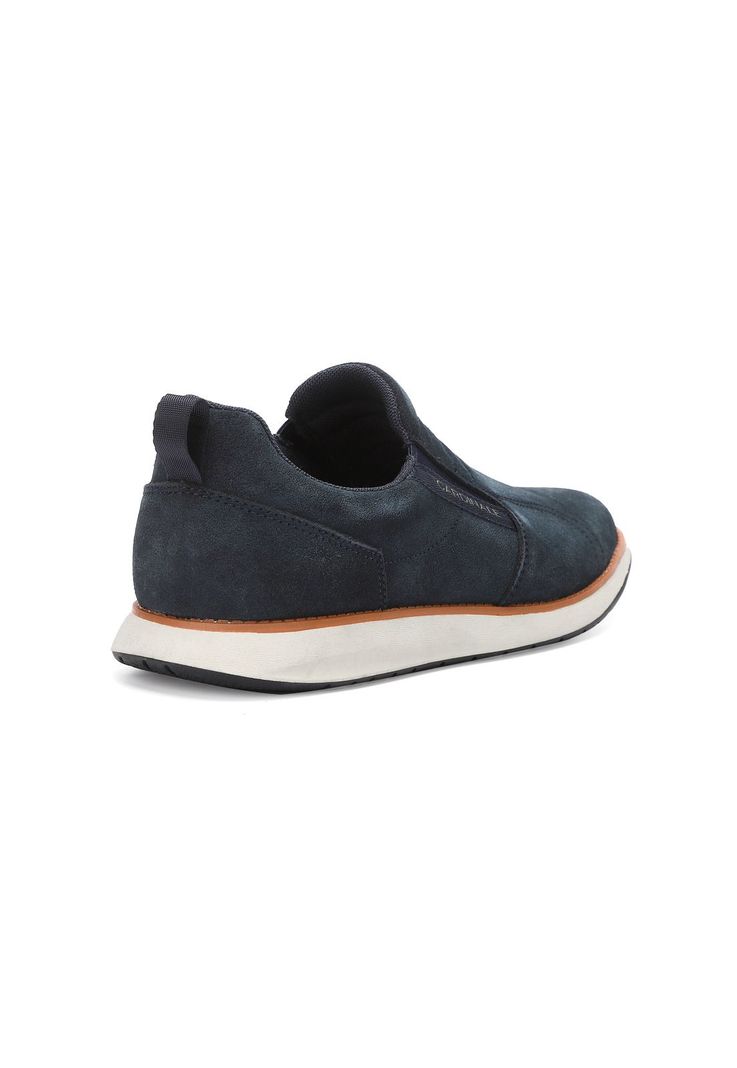 Zapatillas Slip-On Cuero Reston-3-08 Azul-3