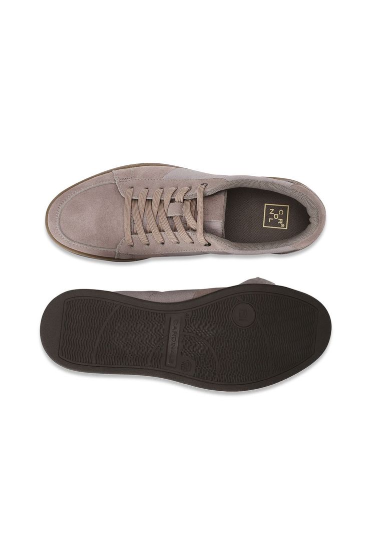 Zapatillas Hombre Cuero Y Textil Cram-0-14 Gris Cardinale-2