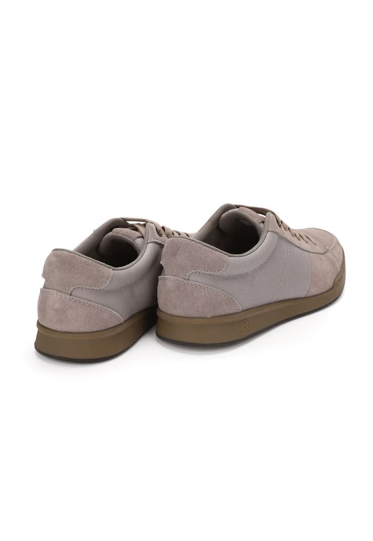 Zapatillas Hombre Cuero Y Textil Cram-0-14 Gris Cardinale-4