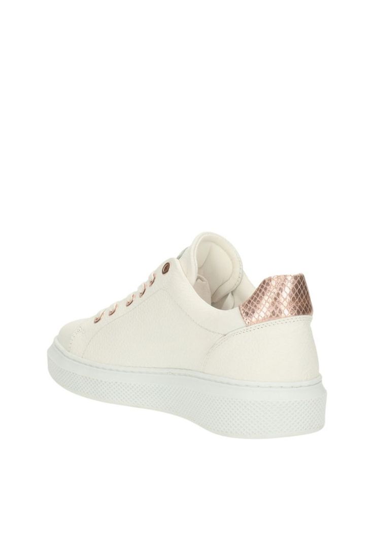 Zapatilla De Cuero Meg-0-20-Blanco A-3