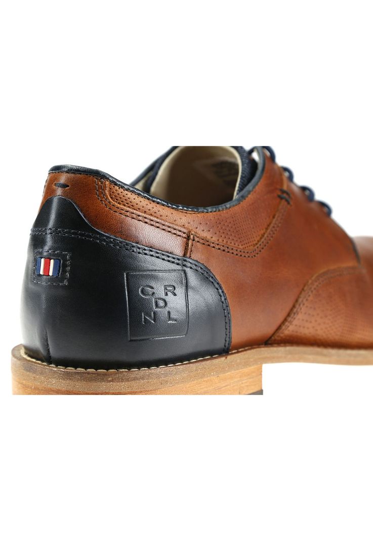 Zapatos Cuero Cordones Elasticados Noord-0-35 Brandy-3