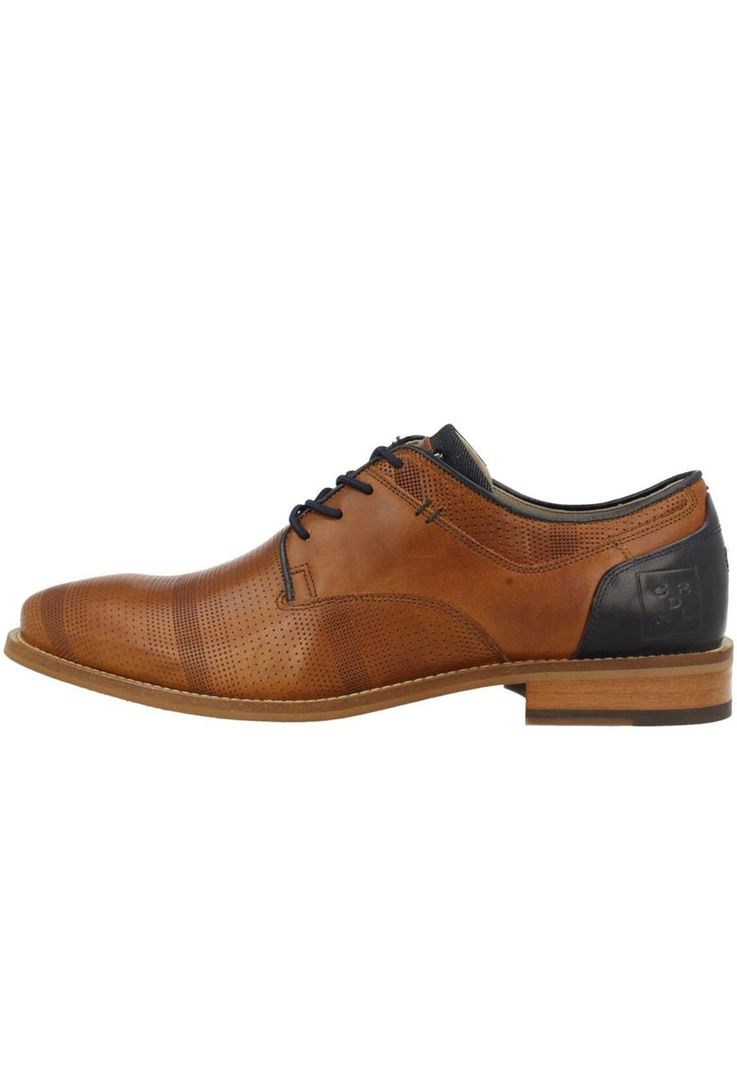 Zapatos Cuero Cordones Elasticados Noord-0-35 Brandy-4