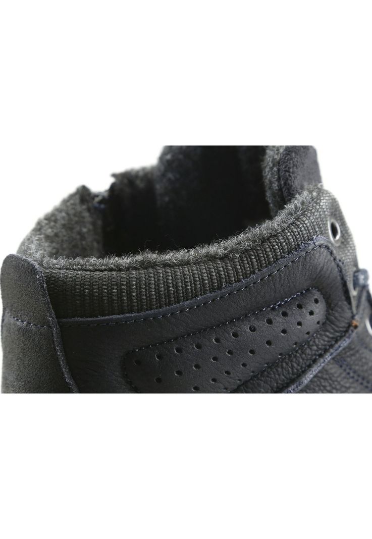 Zapatillas Cuero Caña Alta Court-6-76 Azul-3