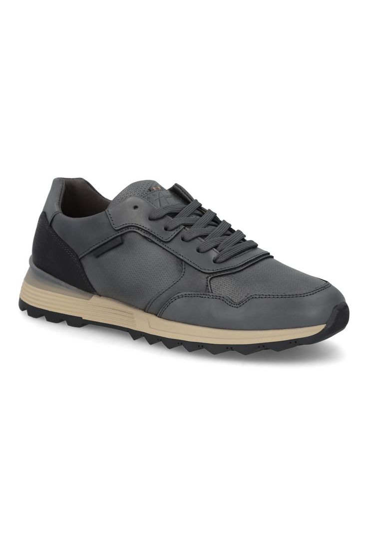 Zapatillas Cordones Cuero Pazin-0-38 Gris-0