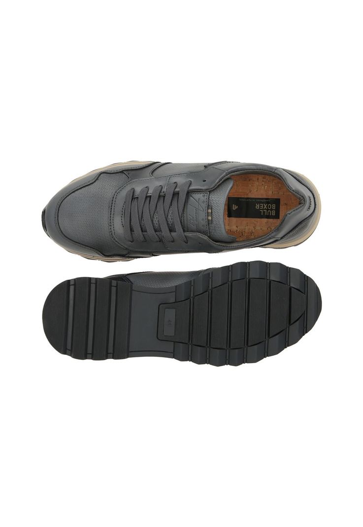 Zapatillas Cordones Cuero Pazin-0-38 Gris-2