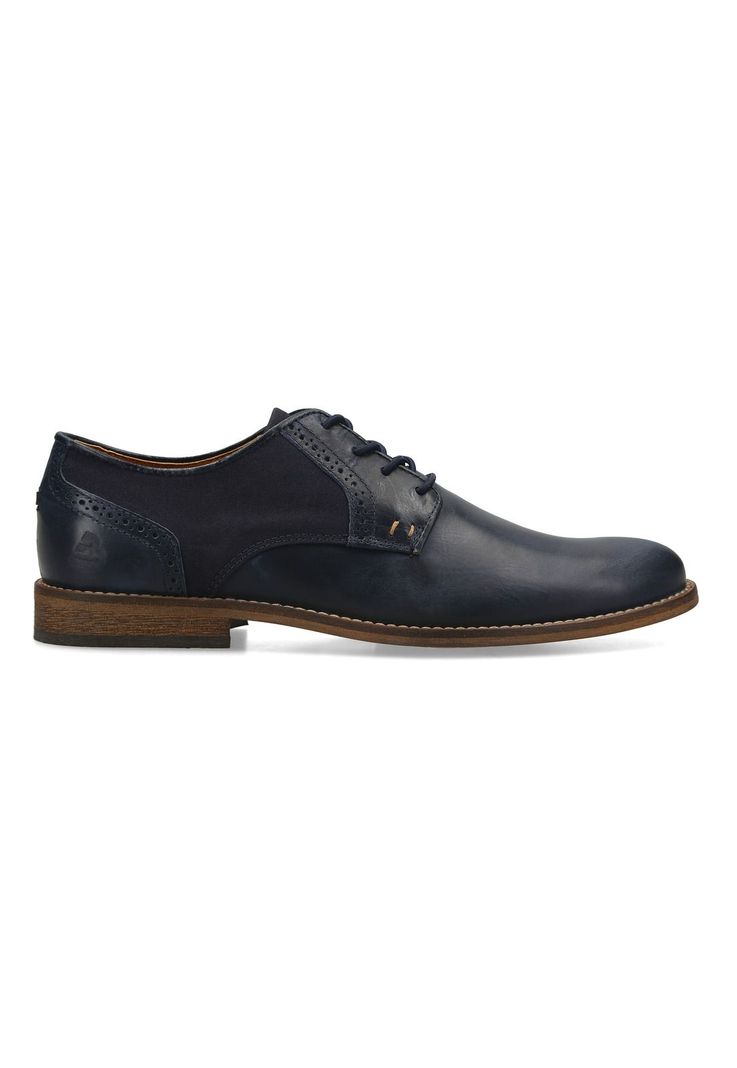 Zapatos Cuero Y Textil Nambour-0-57 Azul-0