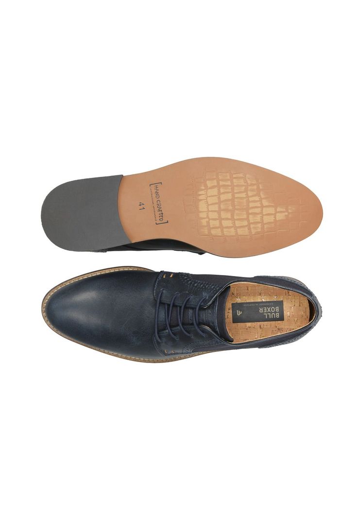 Zapatos Cuero Y Textil Nambour-0-57 Azul-2