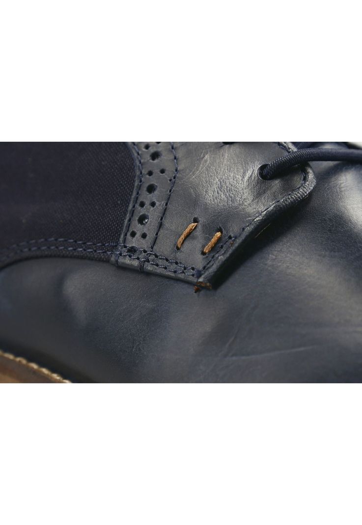 Zapatos Cuero Y Textil Nambour-0-57 Azul-3
