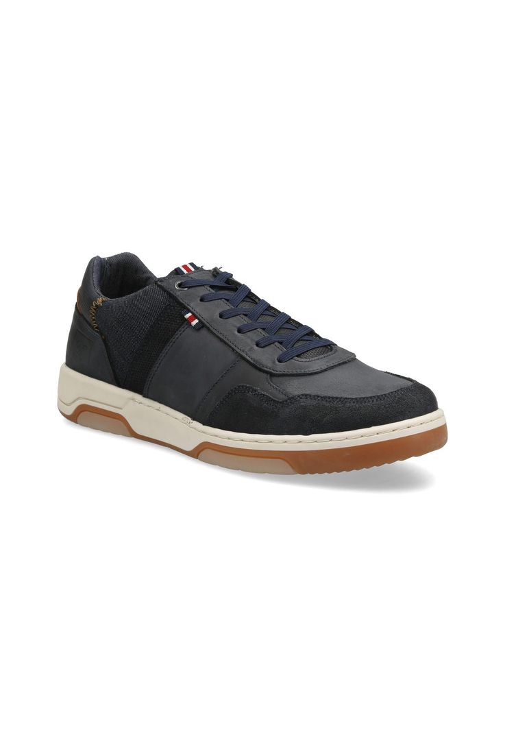Zapatillas Cuero Y Textil Brass-0-30 Azul-0