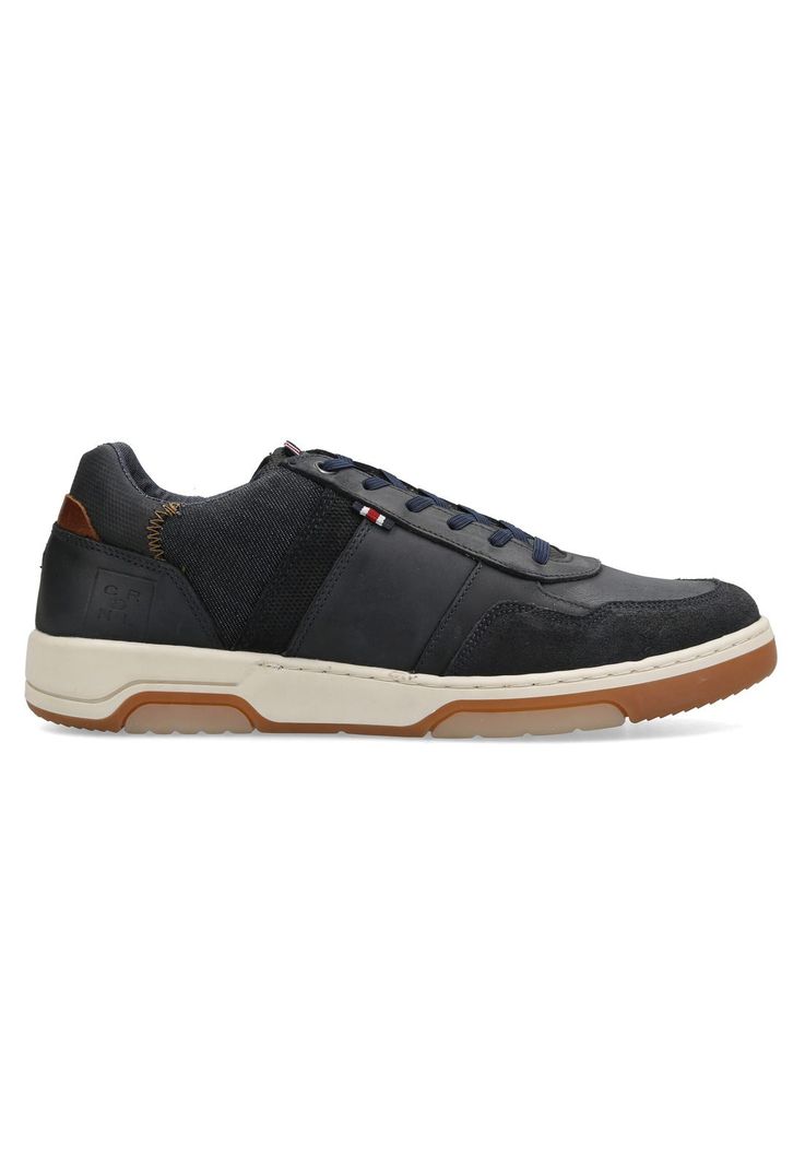 Zapatillas Cuero Y Textil Brass-0-30 Azul-1