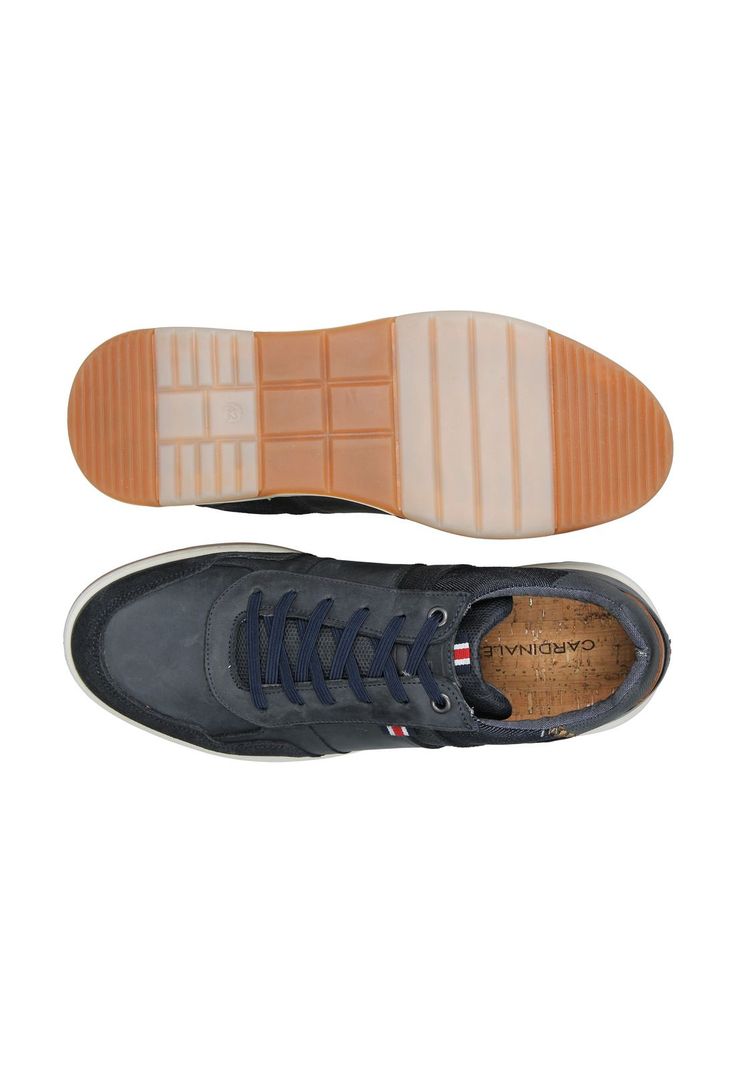 Zapatillas Cuero Y Textil Brass-0-30 Azul-2