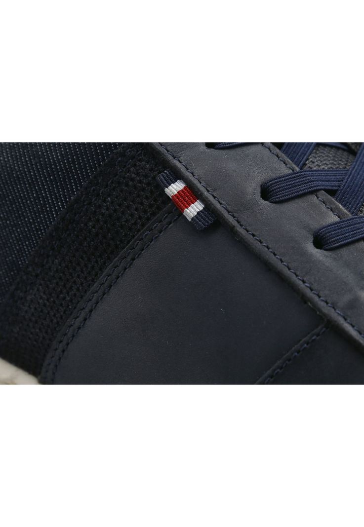 Zapatillas Cuero Y Textil Brass-0-30 Azul-4