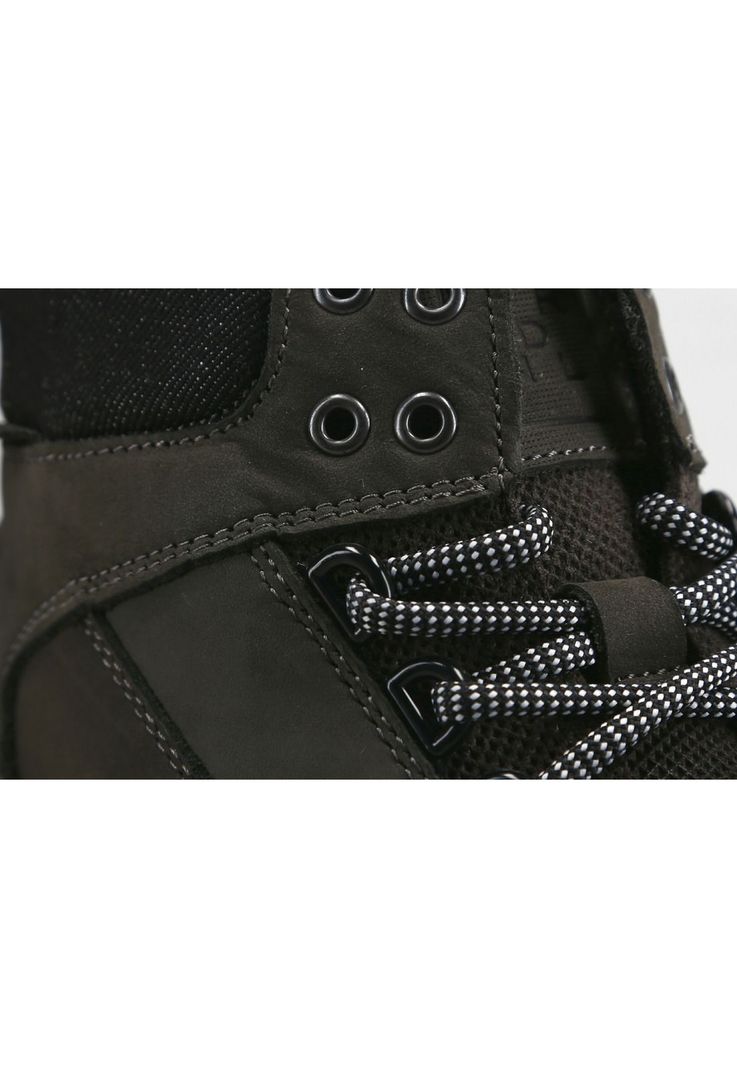 Zapatillas Cuero Caña Alta Bonne-6-20 Gris-4