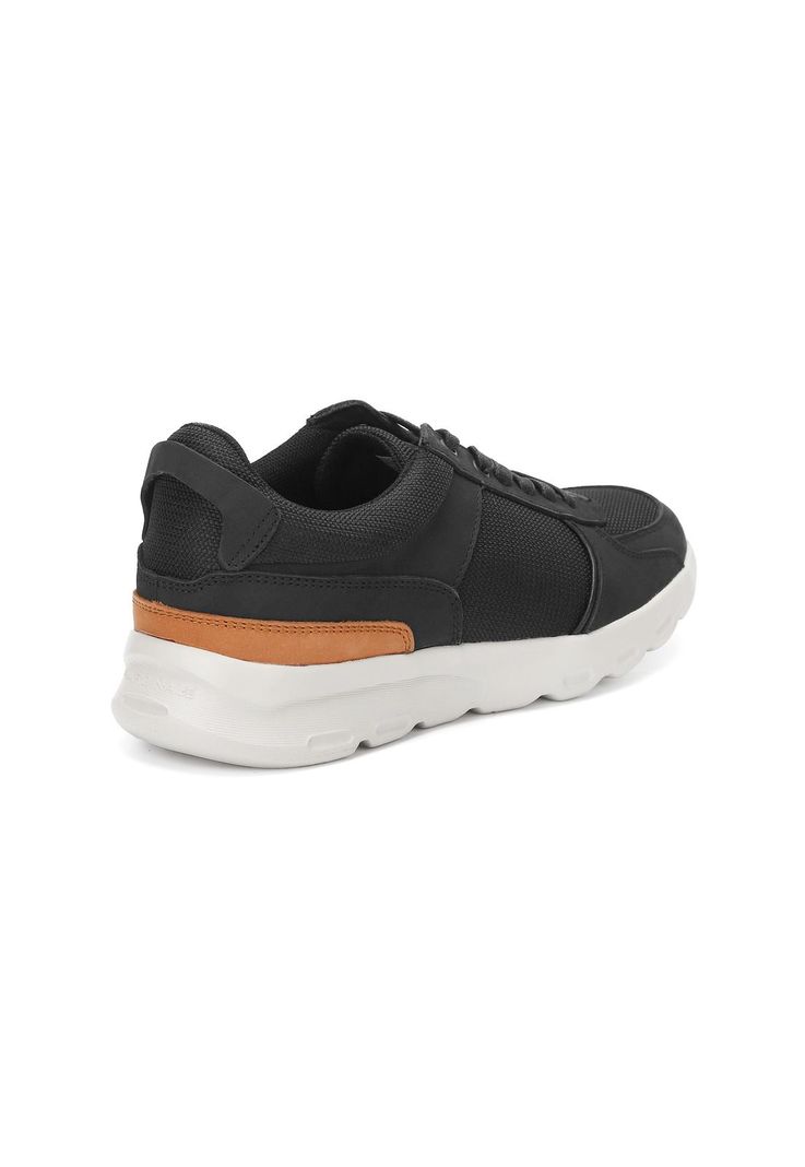 Zapatillas Cuero Y Textil Walker-0-17 Negro-3