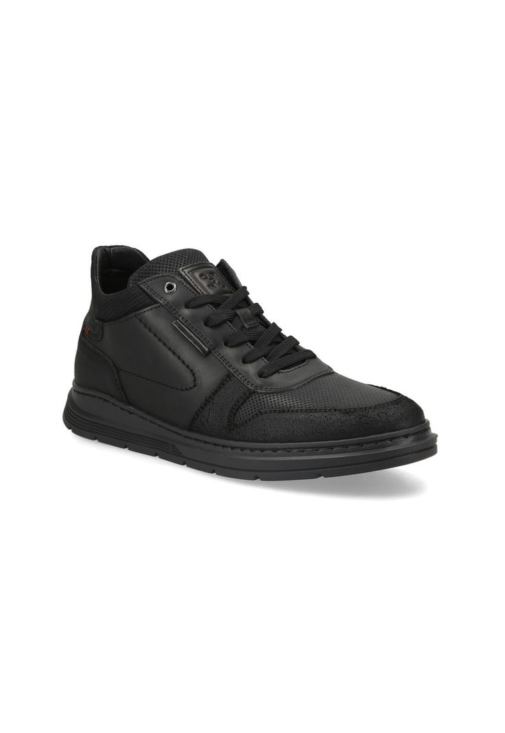 Zapatillas Hombre Cuero Haarlem-0-57 Negro Cardinale-1
