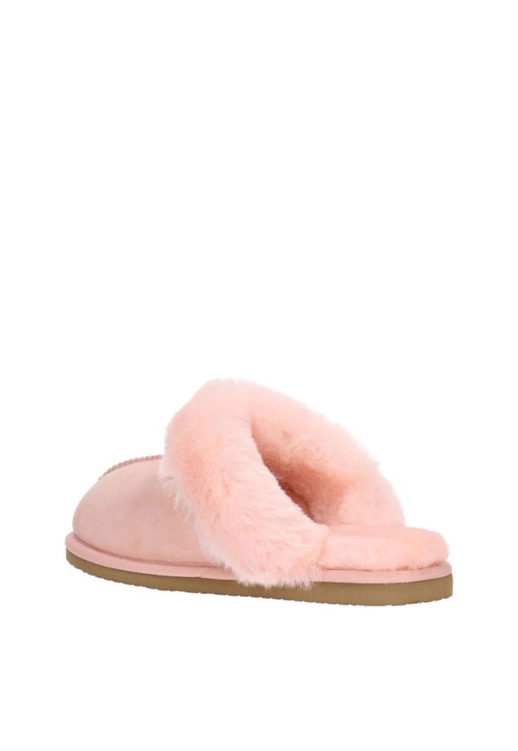 Pantufla De Cuero Clem-2-01-Rosa A-0