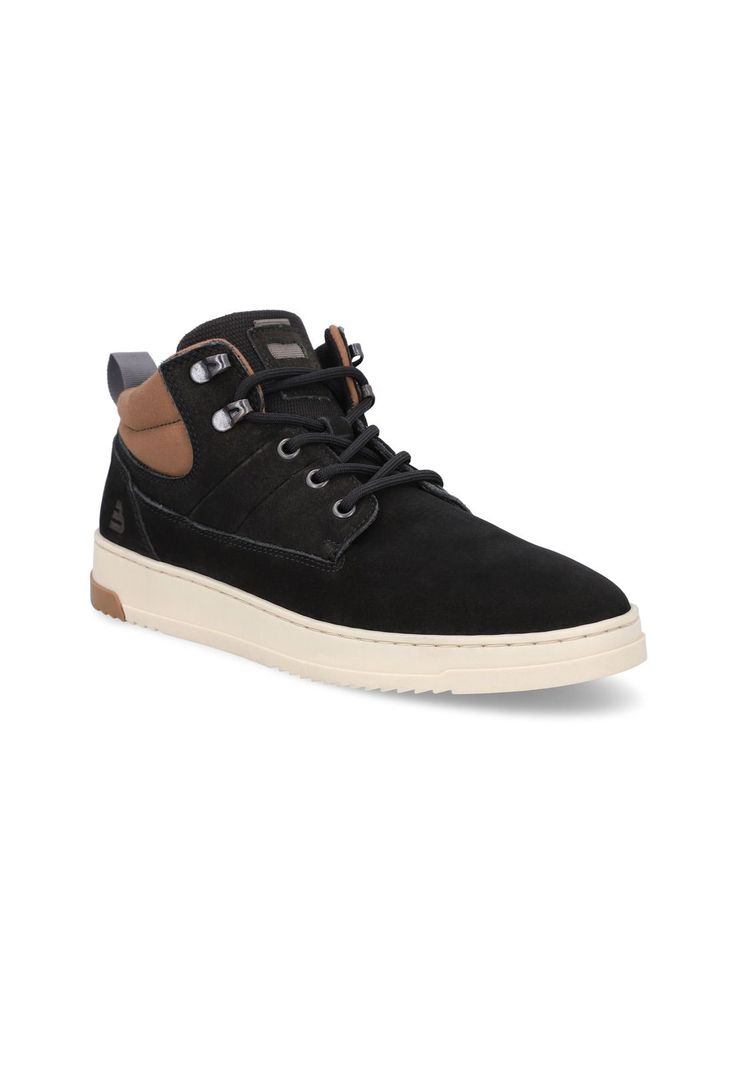 Zapatillas Caña Alta Cuero Keswick-6-76 Negro-0