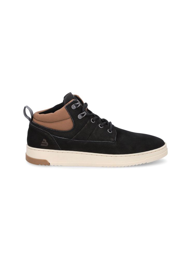 Zapatillas Caña Alta Cuero Keswick-6-76 Negro-1