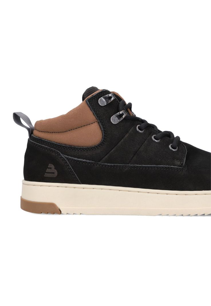 Zapatillas Caña Alta Cuero Keswick-6-76 Negro-3