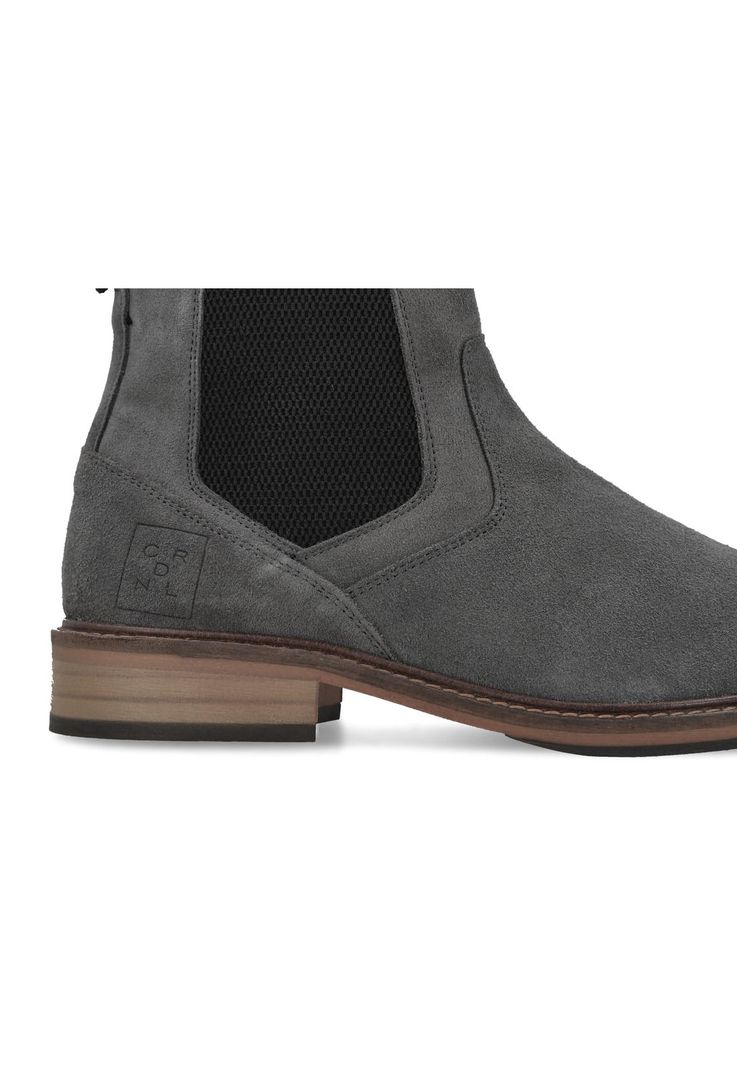 Botines Chelsea Cuero Thun-6-19 Gris-3