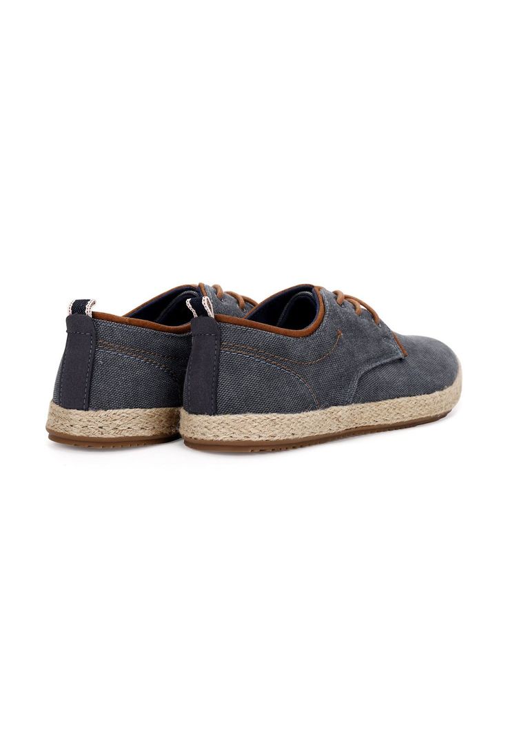 Alpargatas Textil Con Cordones Vallarta-0-03 Gris-4