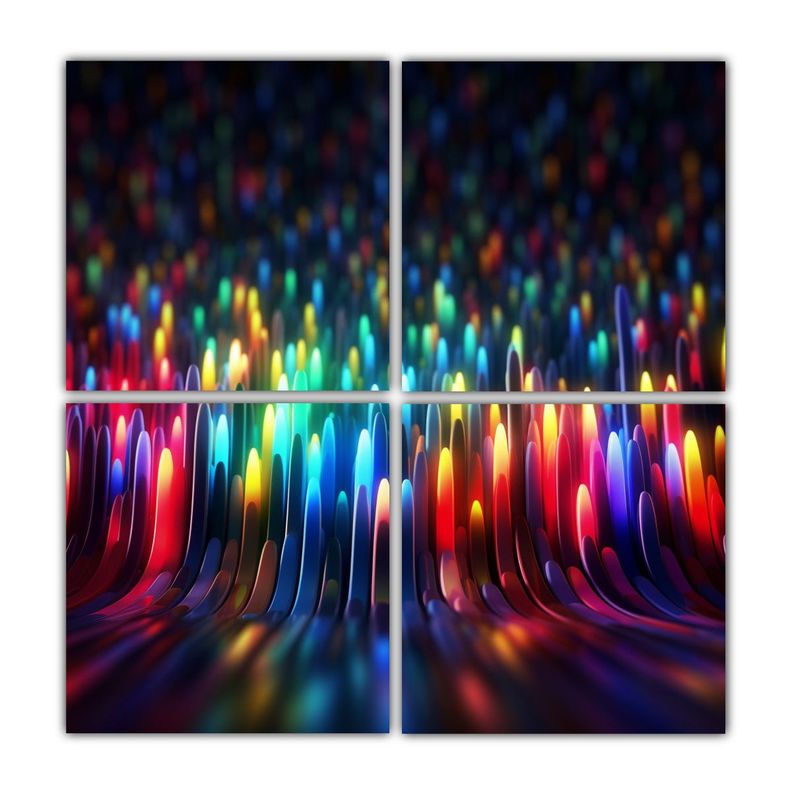 Pinturas Decorativas Con Fondo De Luces Coloridas 180x180 Cm-0