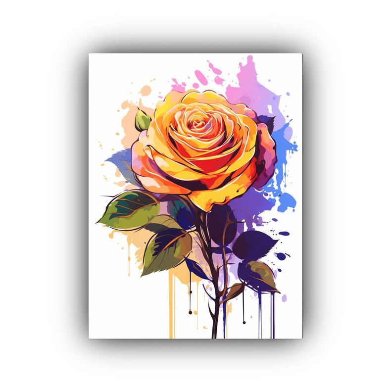 Cuadro Elegante De Lienzo Con Combinación 40x60cm