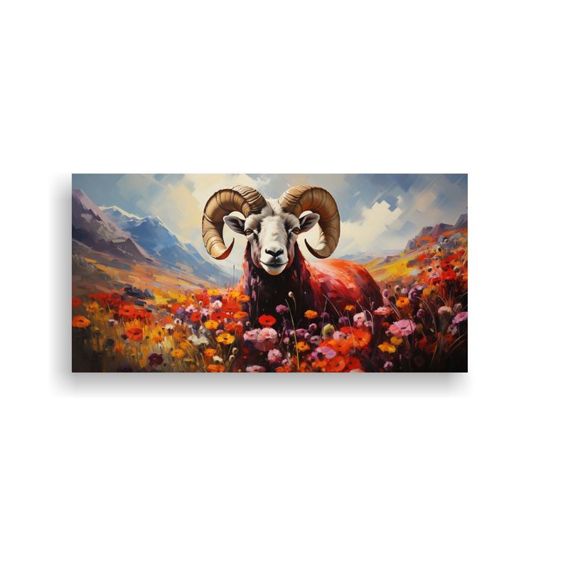 Pintura Al Estilo óleo Intensa Estilo Tejón Colo 60x30cm-0