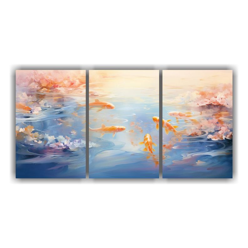 Pinturas Decorativas De Suaves Ondulaciones 120x60 Cm-0
