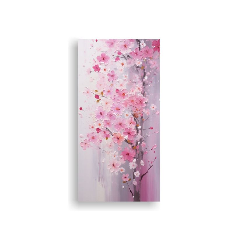 Pintura Acrílica Intensa Sobre Lienzo Blanco 70x140cm-0
