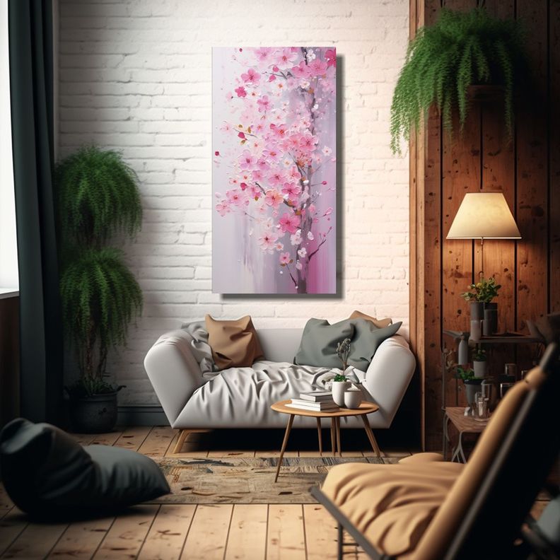 Pintura Acrílica Intensa Sobre Lienzo Blanco 70x140cm-2